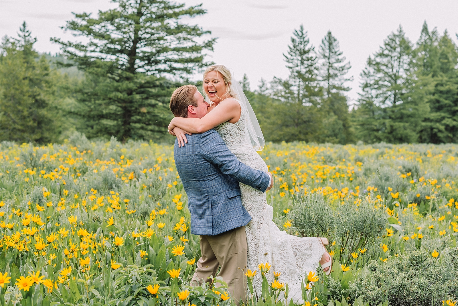 Best Idaho Wedding Photographer, Mesa Falls wedding pictures, Island Park Wedding Photographer, wildflowers on wedding day