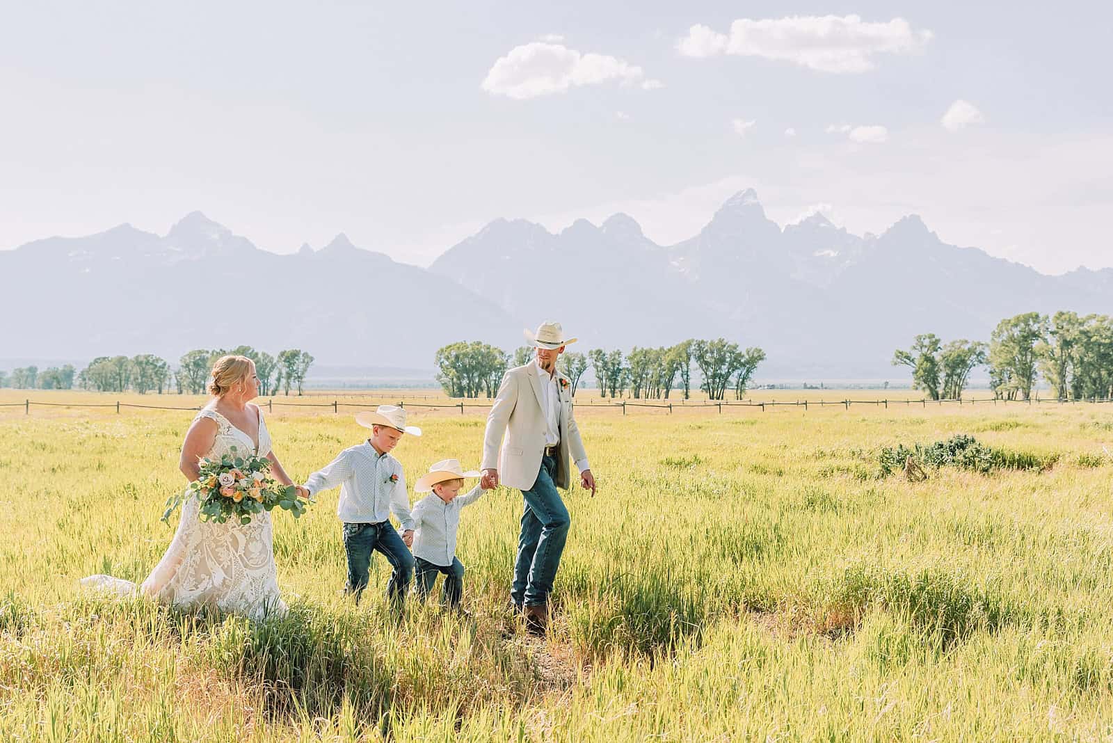 including your kids in your wedding, jackson hole elopement, wedding ceremony tips