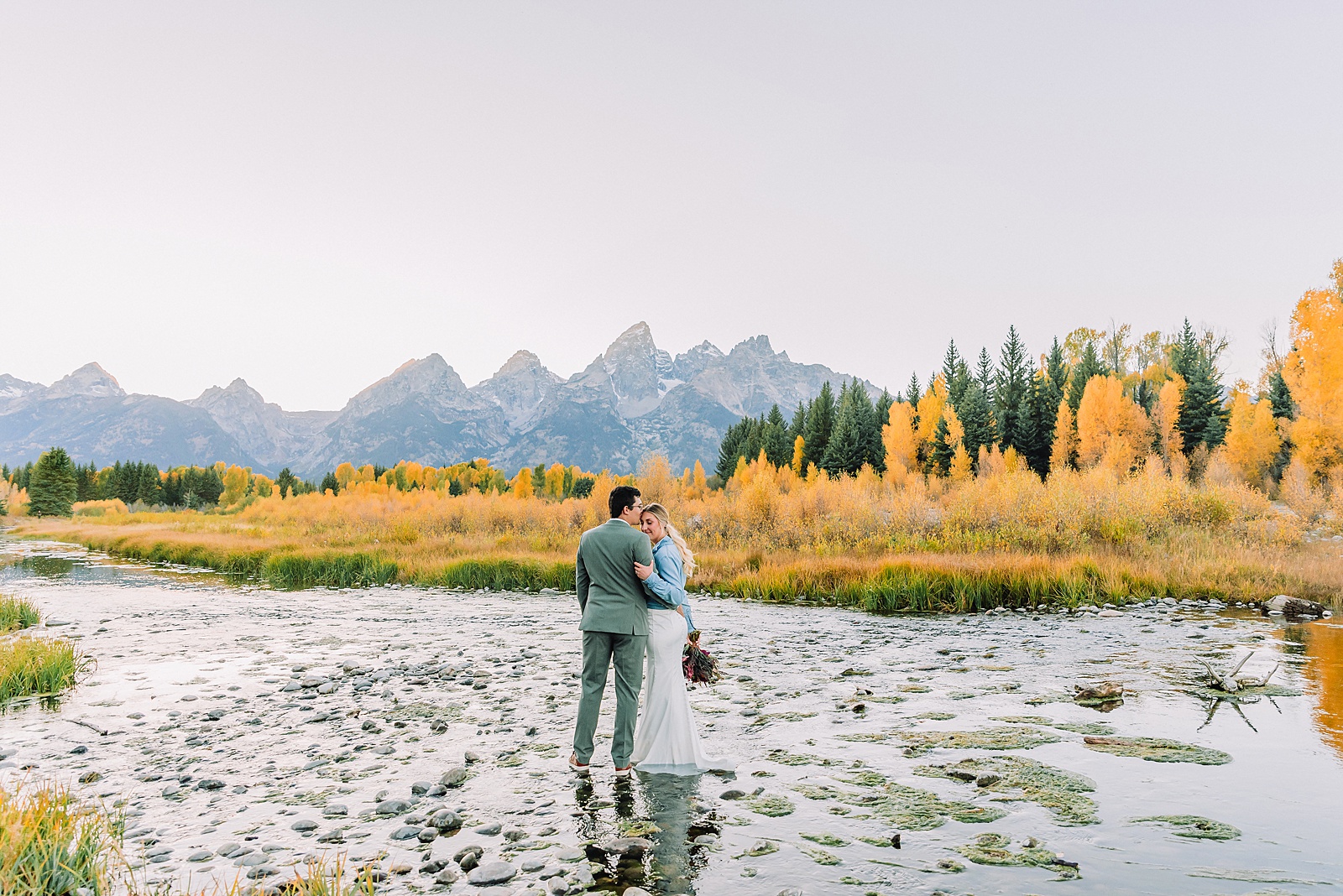 Schwabacher Landing Wedding Portraits