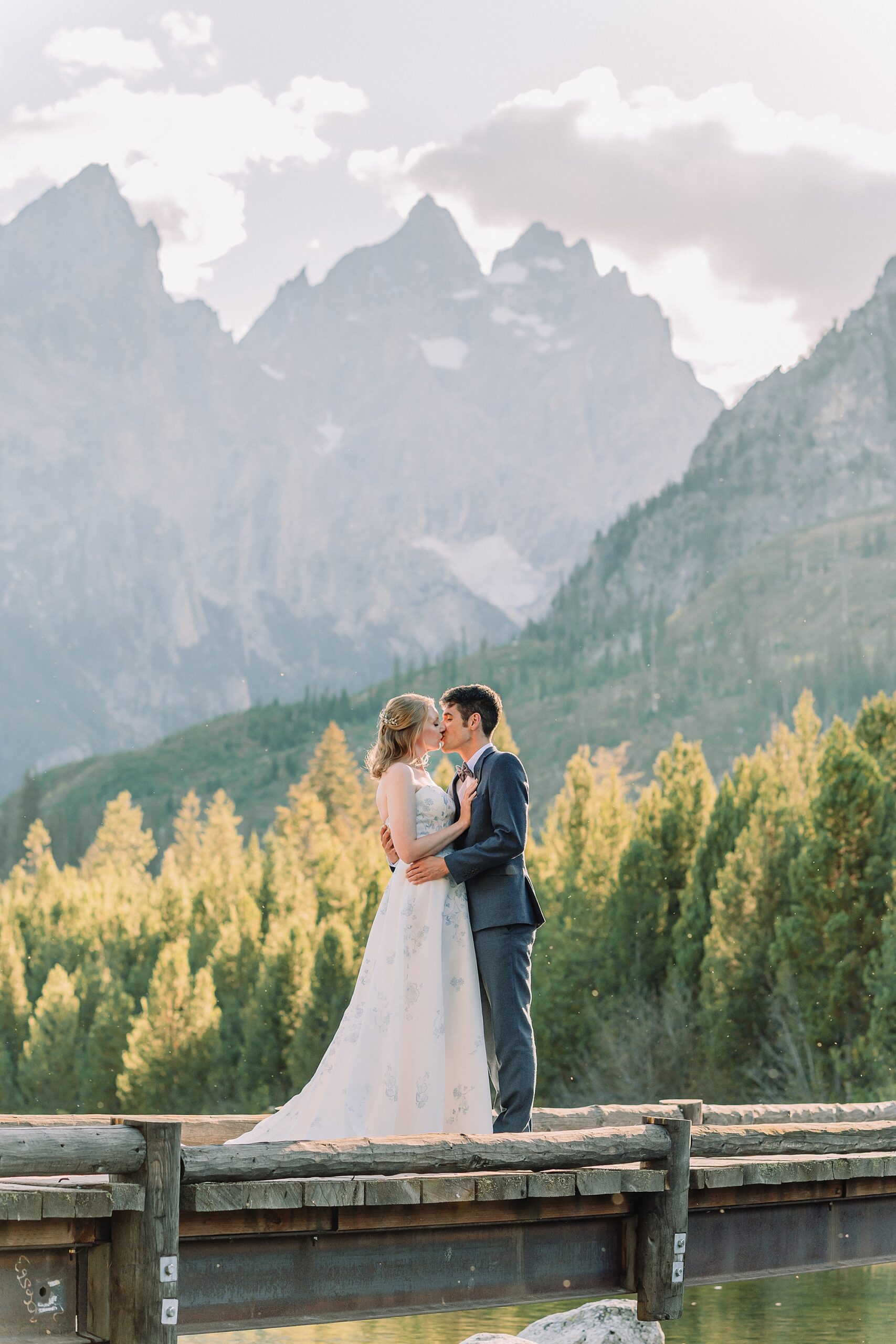 bride and groom share first look during pre-ceremony photos