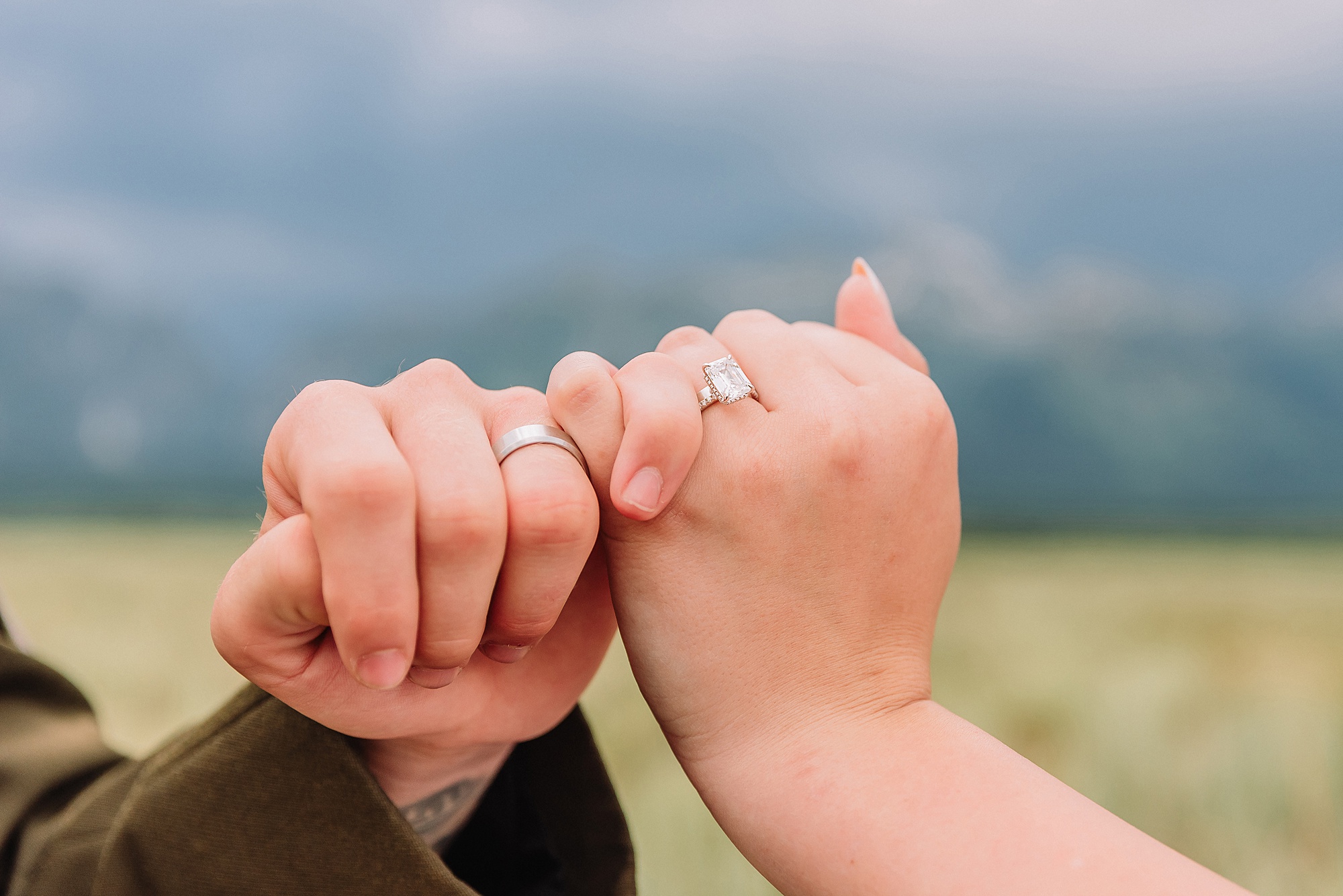 grand tetons elopement photographer summer wedding in grand teton national park eloping in jackson hole wyoming wyoming elopement photographer albright view turnout wedding photos