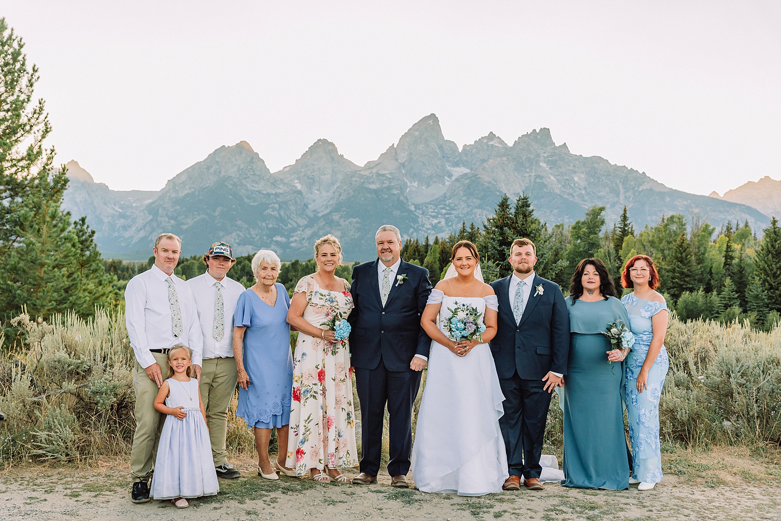 intimate Jackson Hole wedding photography Schwabacher Landing wedding portraits Jackson Hole destination wedding photographer golden hour Schwabacher Landing couples photos Grand Teton elopement photography session