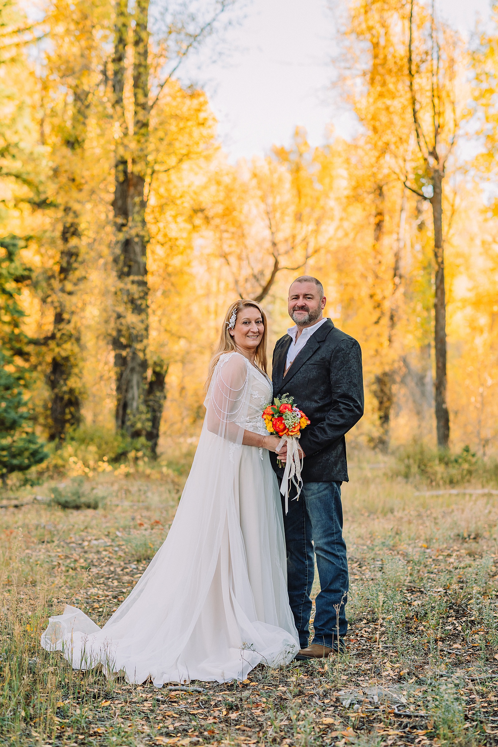 golden hour wedding jackson hole wedding photographer