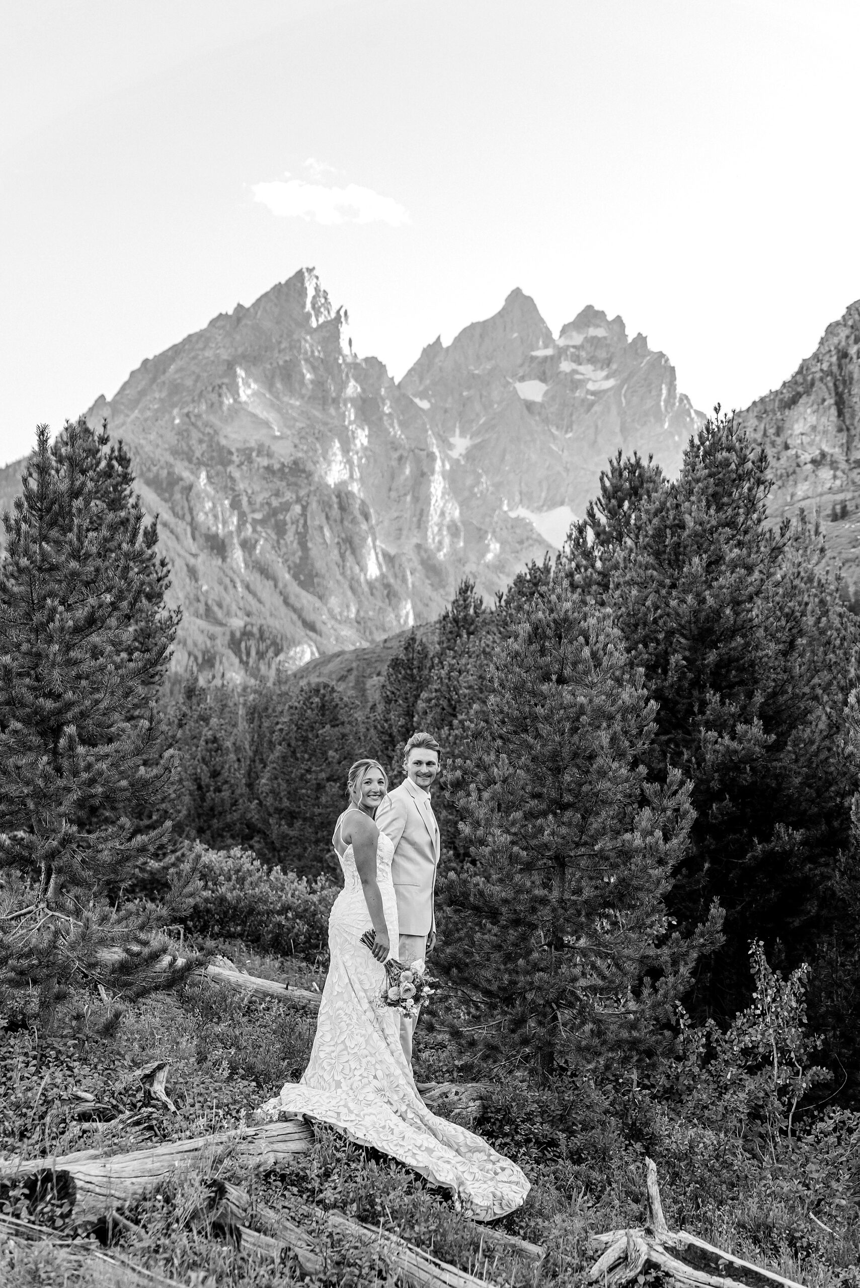 String Lake sunset elopement photos golden hour Jackson Hole Elopement Photography elope in jackson hole summer elopement jackson hole wedding photography wyoming wedding photographer in destination wedding Grand Teton National Park Elopement Photographer