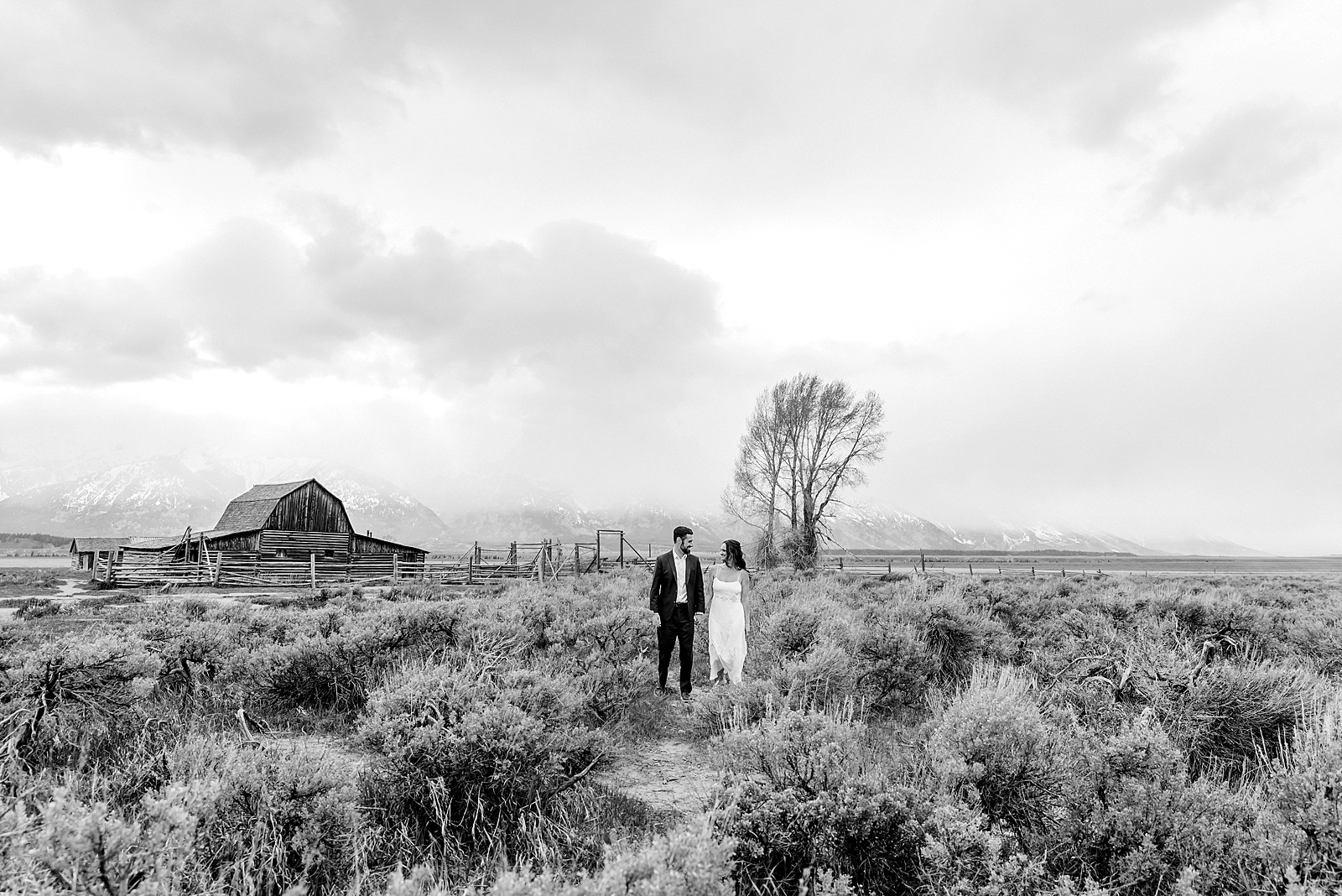 intimate anniversary photos jackson hole wyoming spring mountain vow renewal photography grand teton national park couples session romantic mountain elopement john moulton barn Jackson Hole Wyoming wedding photography historic barn couples photography Jackson Hole Wyoming