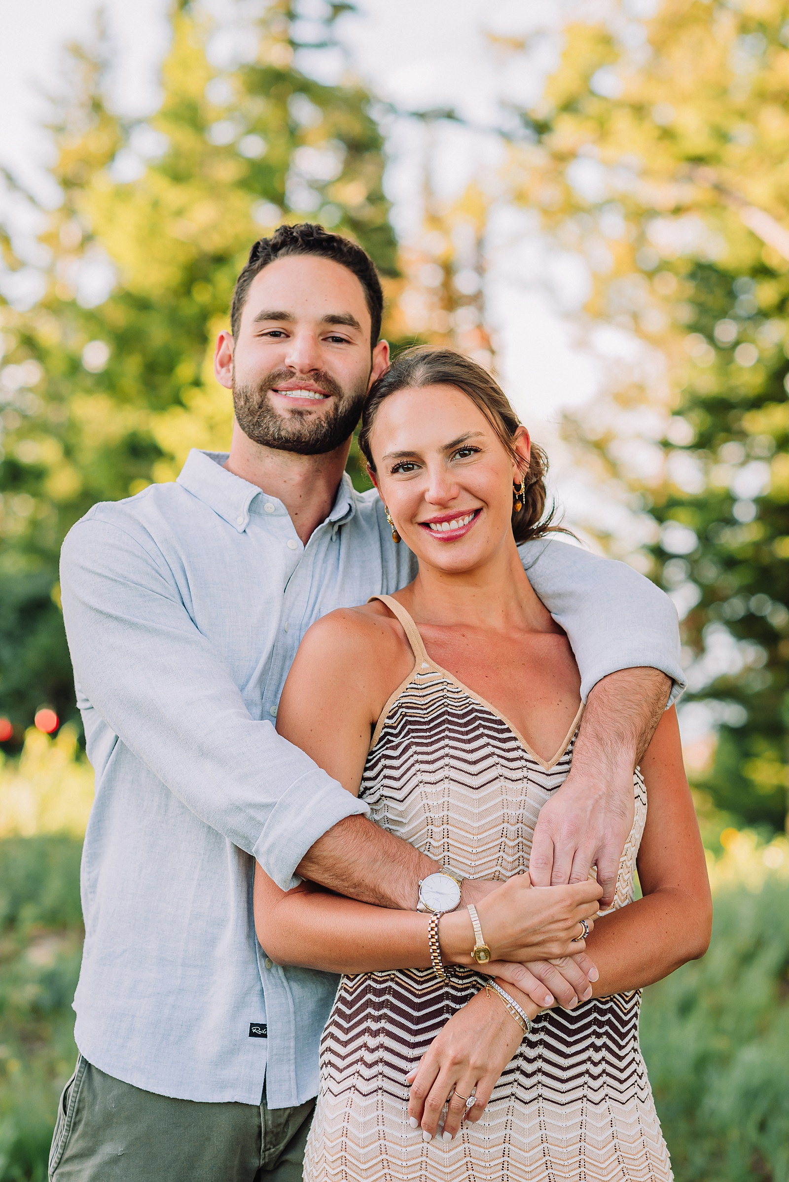 Snow King Mountain surprise proposal photography Jackson Hole wildflower engagement photos gondola engagement session Wyoming Snow King resort proposal photographer wildflower engagement photos Wyoming