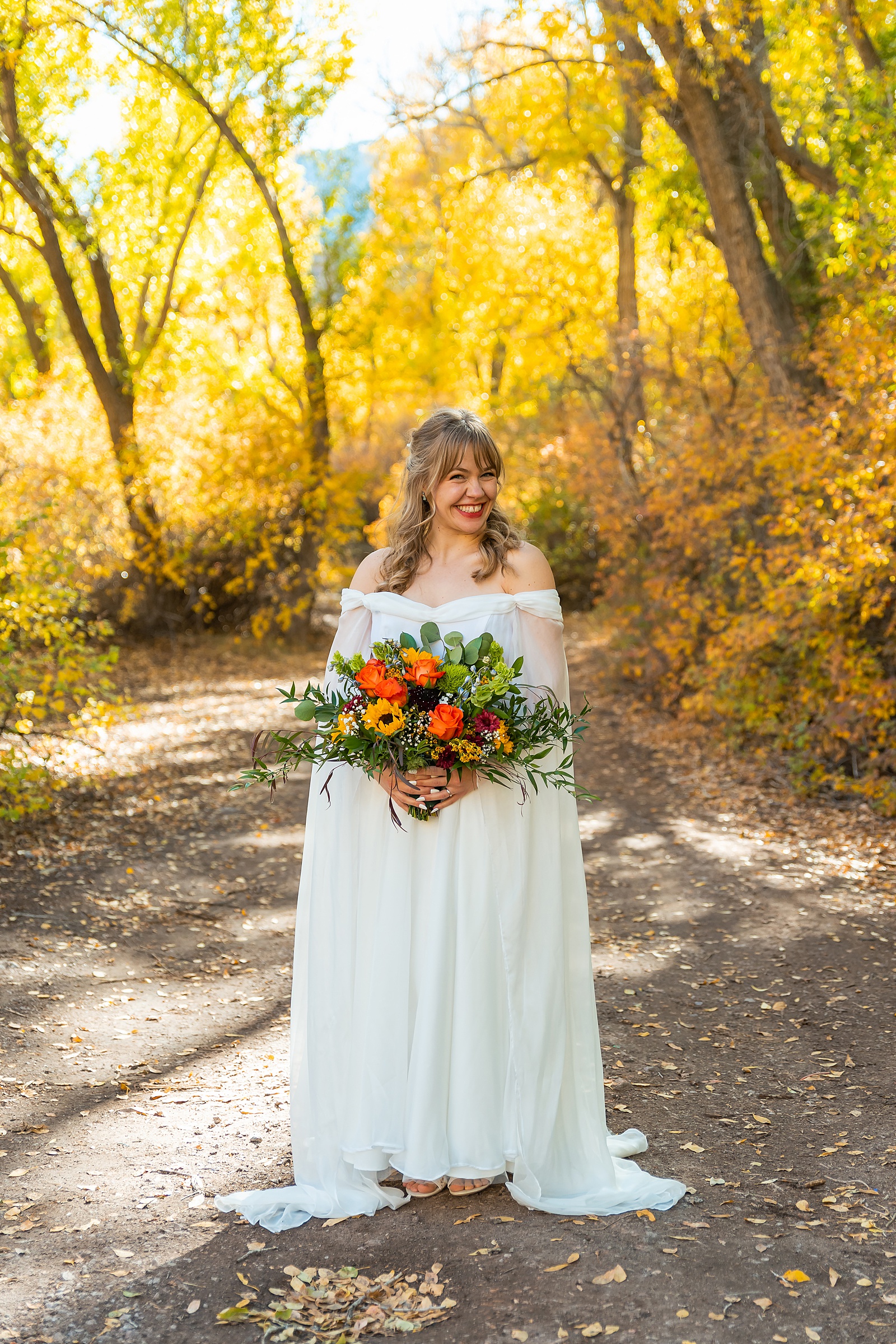 vintage wedding dress fall photography Utah autumn wedding couple portraits Utah fall foliage wedding couple portraits Southern Utah Wedding Photographer Fall Wedding Photography Utah Salt Lake Wedding Photographer