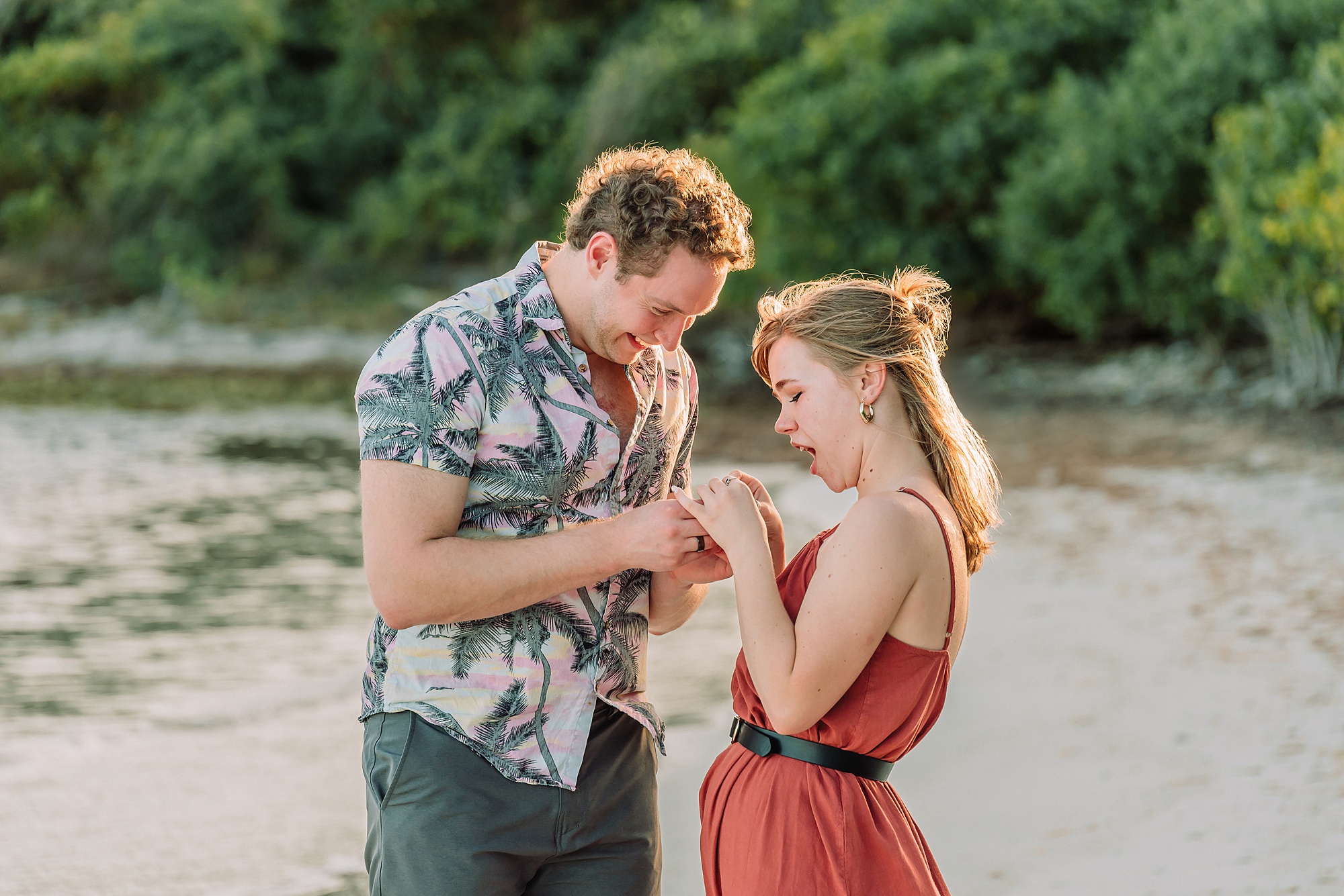 Media Luna beach engagement photos Vieques romantic beach proposal photographer Caribbean Vieques island destination proposal photos Puerto Rico beach engagement session ideas sunset proposal photography Vieques PR