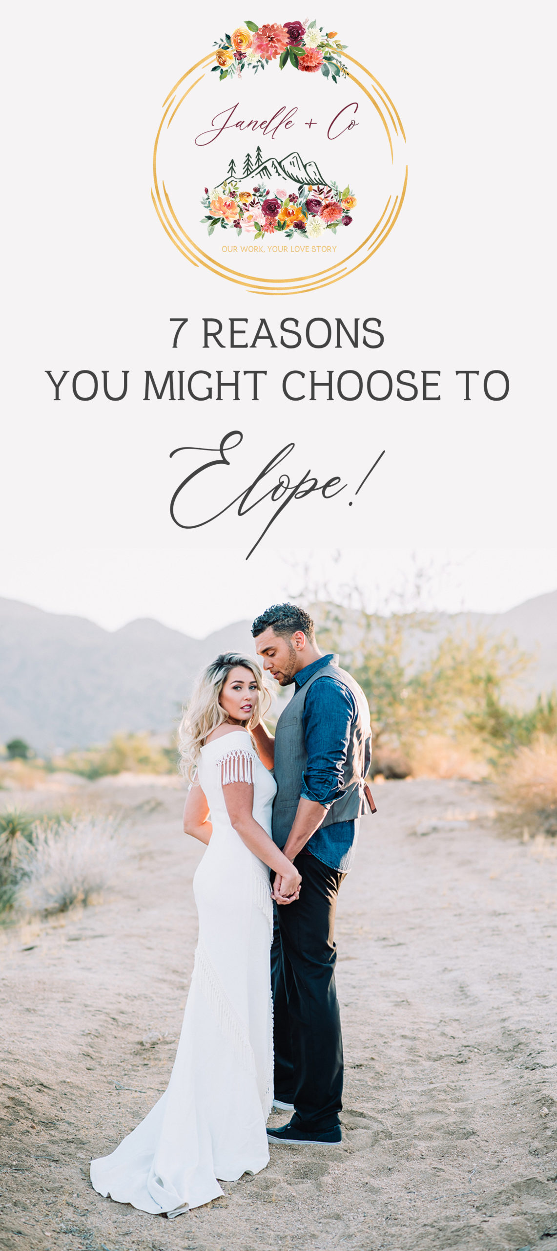 7 reasons you might want to elope graphic