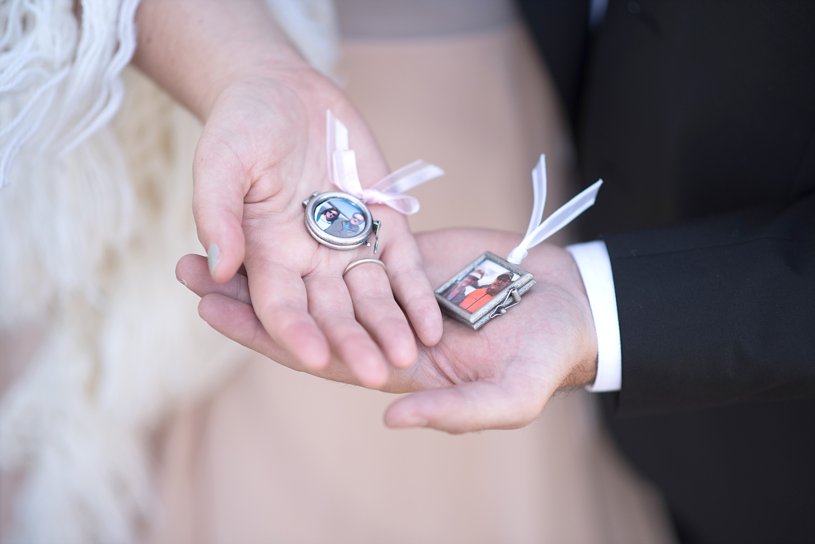 locket with photo wedding token memento