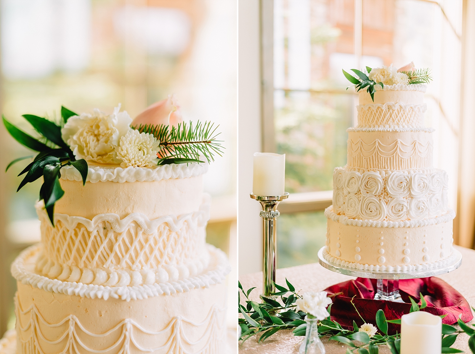 wedding reception details cake