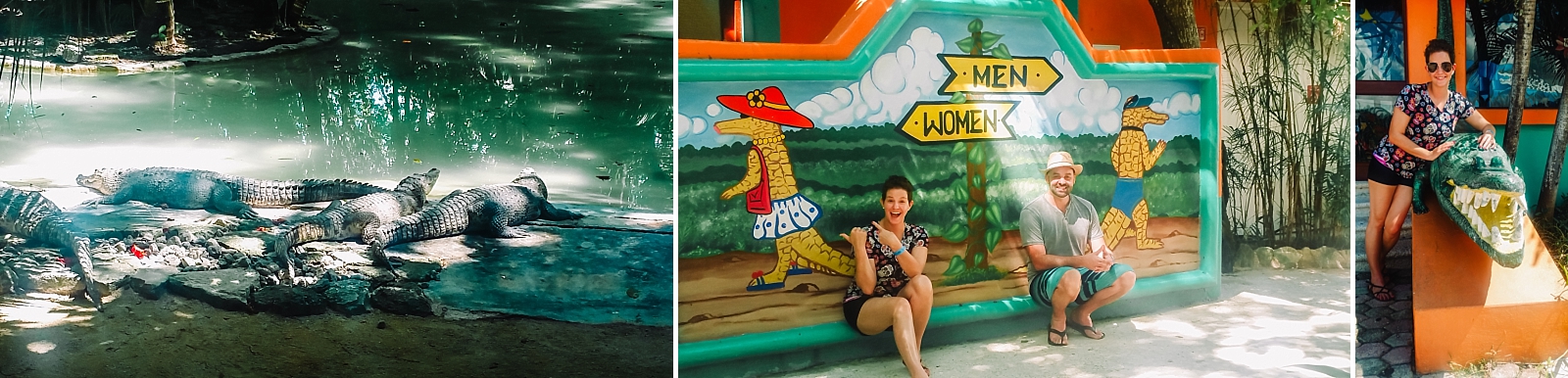 puerto morelos croco cun zoo mexico travel crocodiles