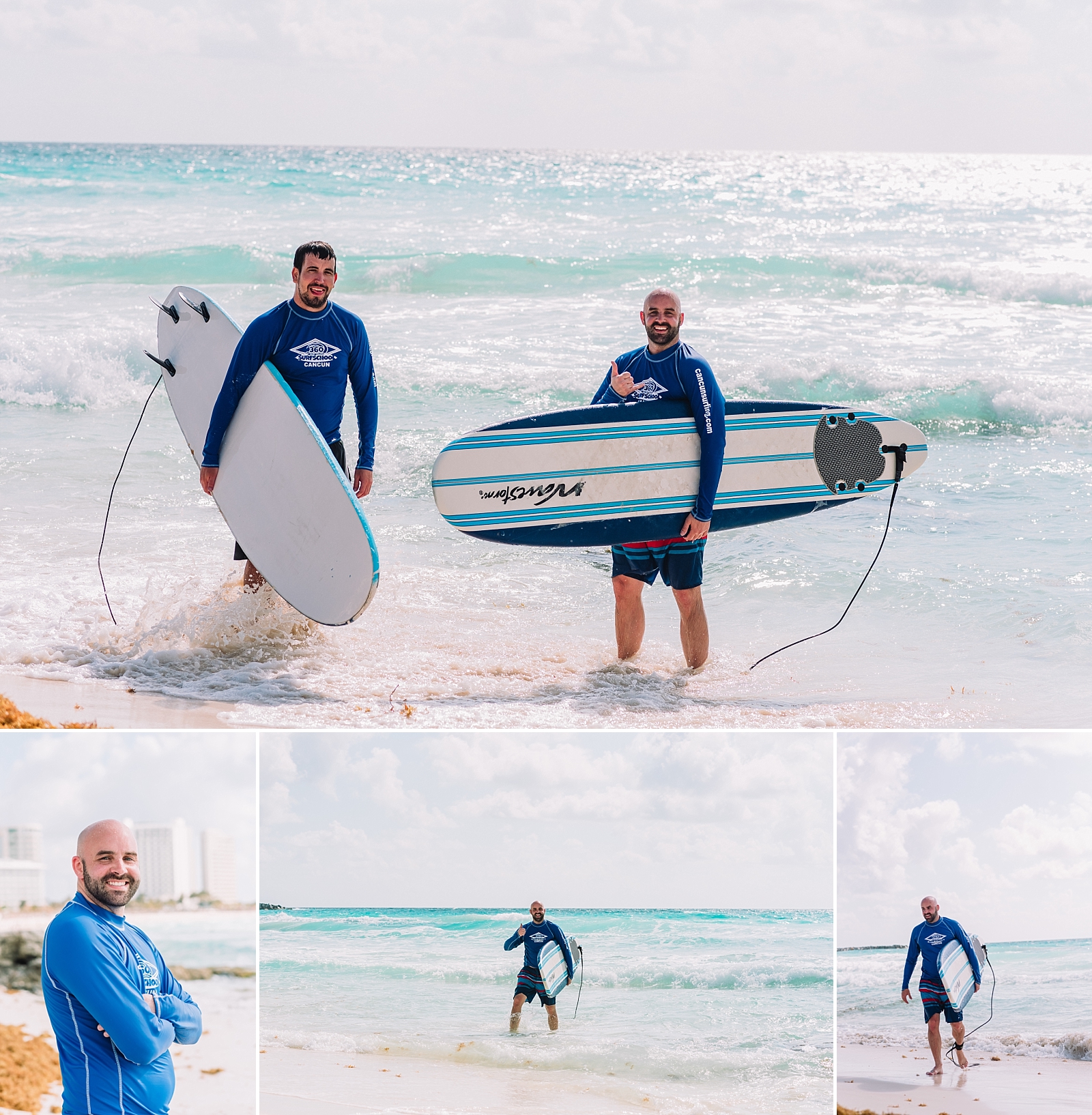 surf lessons 360 surf school cancun mexico travel