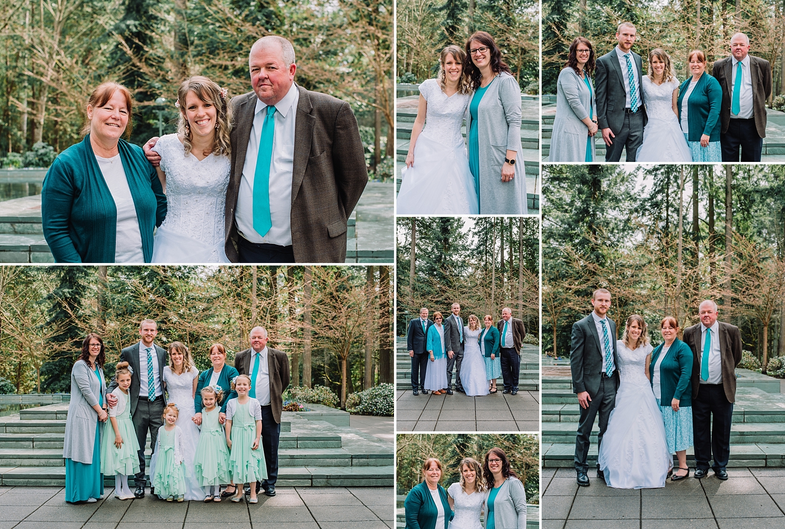 Portland Oregon Wedding Family Portraits