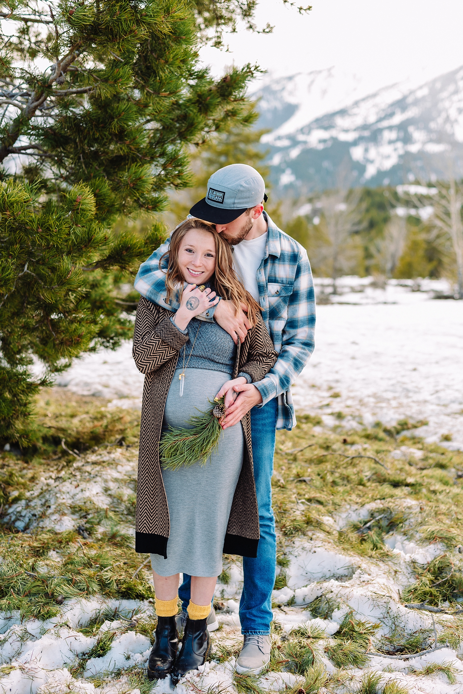 Jackson Hole Proposal and Maternity Winter Spring