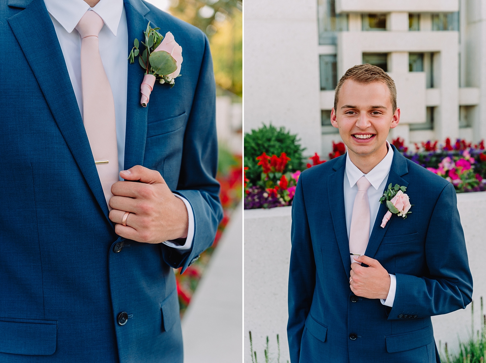 groom details on wedding day