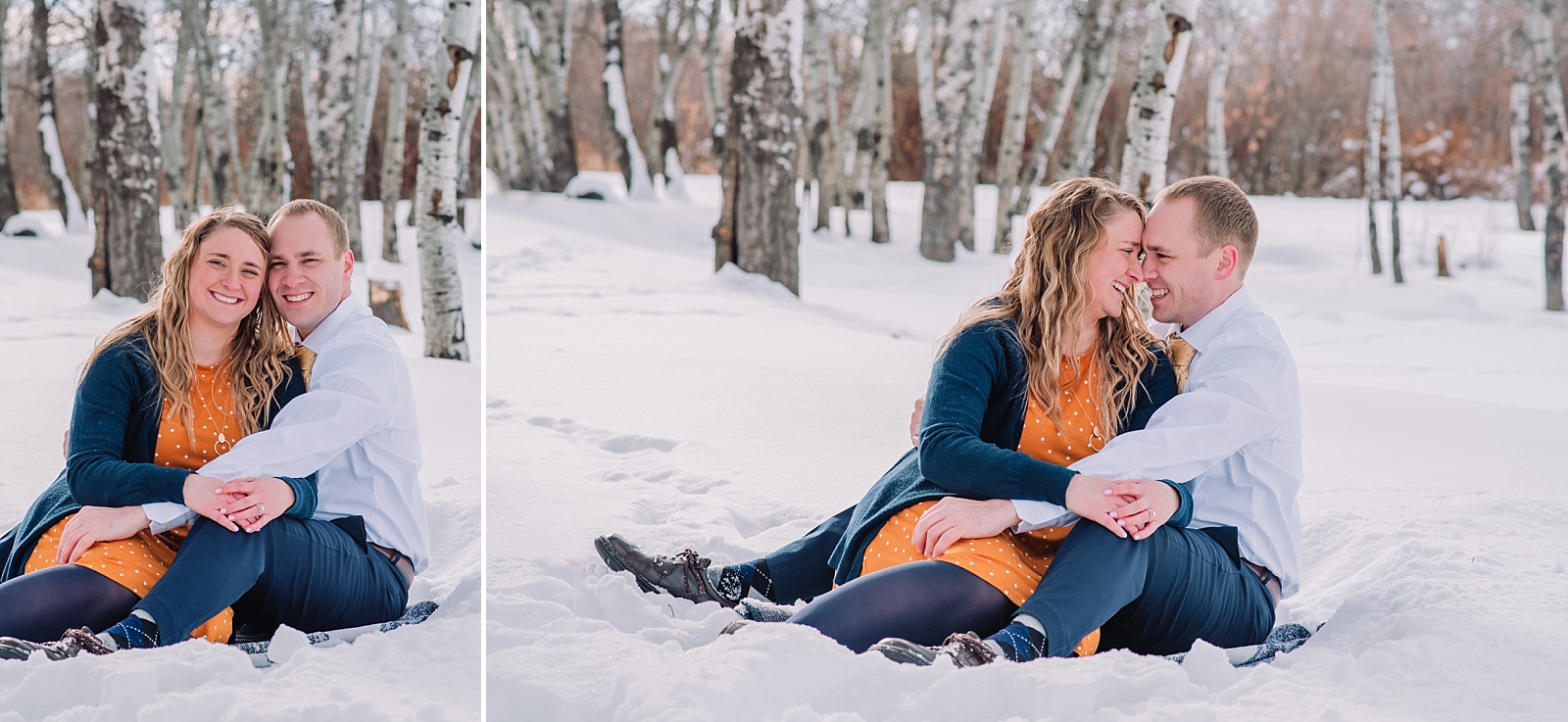 idaho falls engagement photographer couple in the snow rexburg beaverdick park engagement pictures and posing