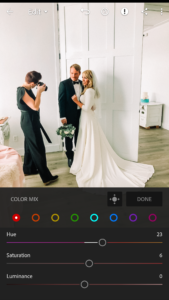 how to edit a photo in lightroom mobile