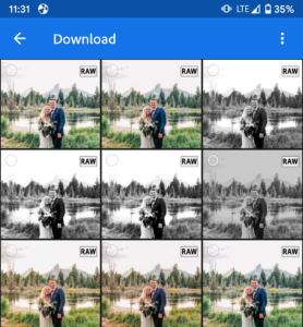 creating a lightroom mobile preset from dng file