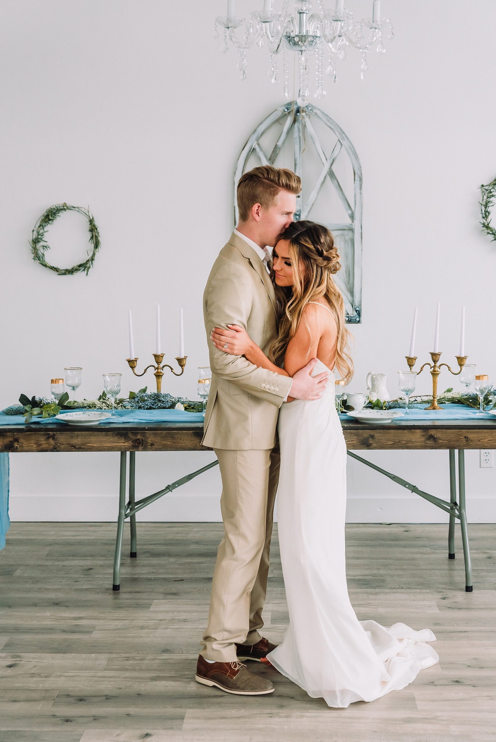 blue-and-gold-rustic-chic-elopement-chapel-wedding-inspiration