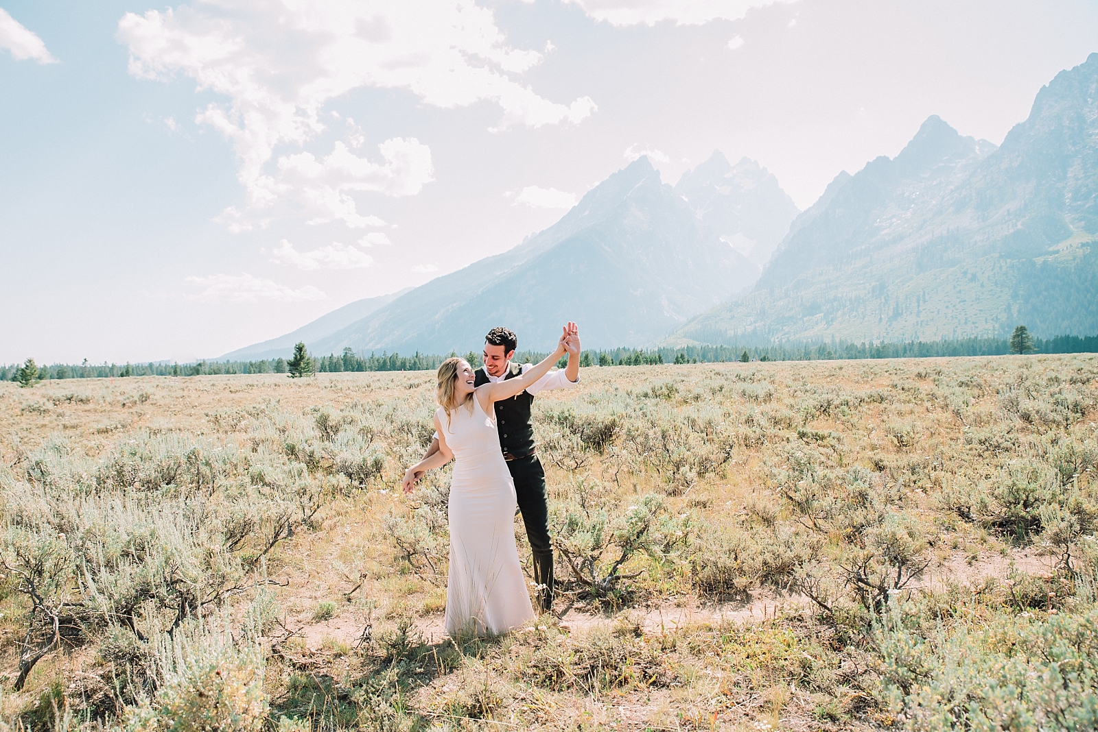 Lively Jewish Wedding Ceremony in The Tetons - Janelle & Co Photo