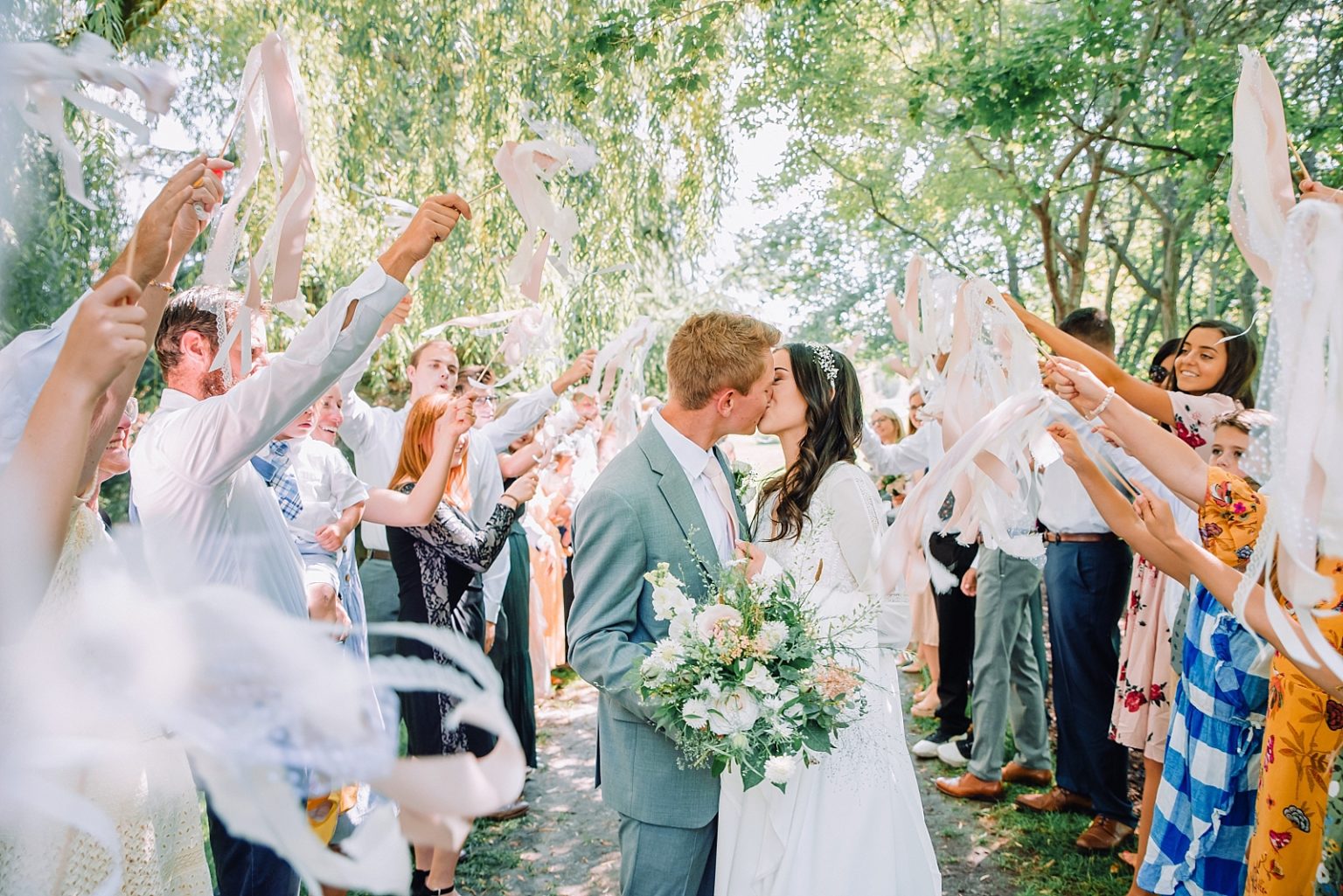 Classy Wedding at Rexburg Temple with Reception at The Avenues