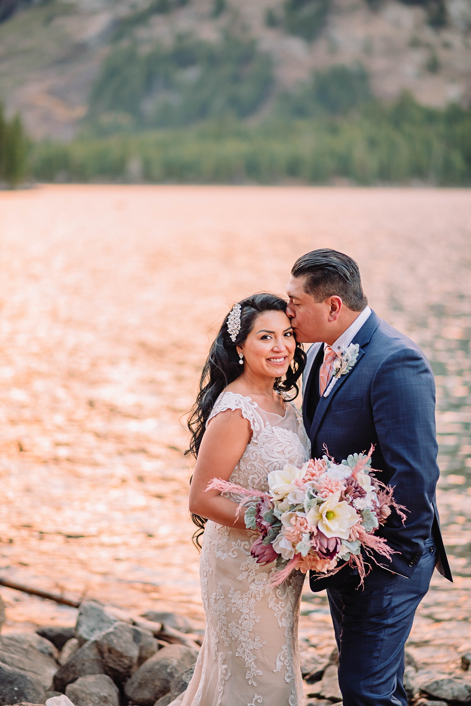 sunset bridals at Jenny Lake