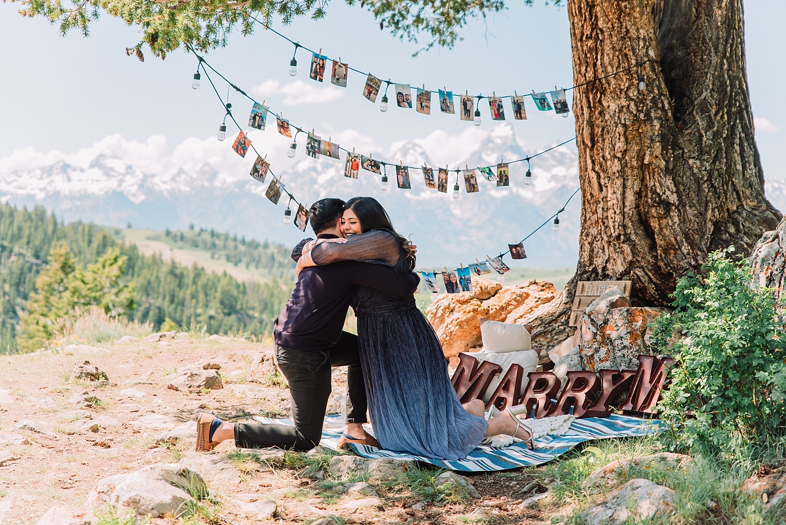 proposal in the tetons