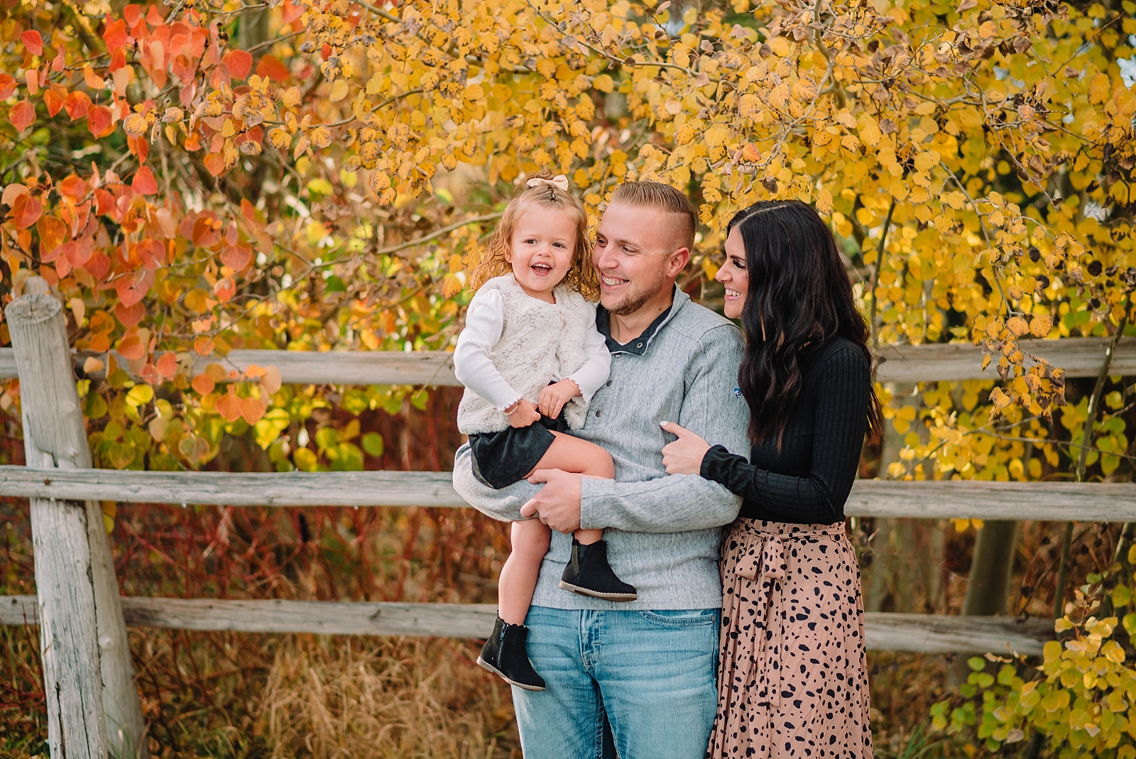 Fall family photos in Driggs Idaho