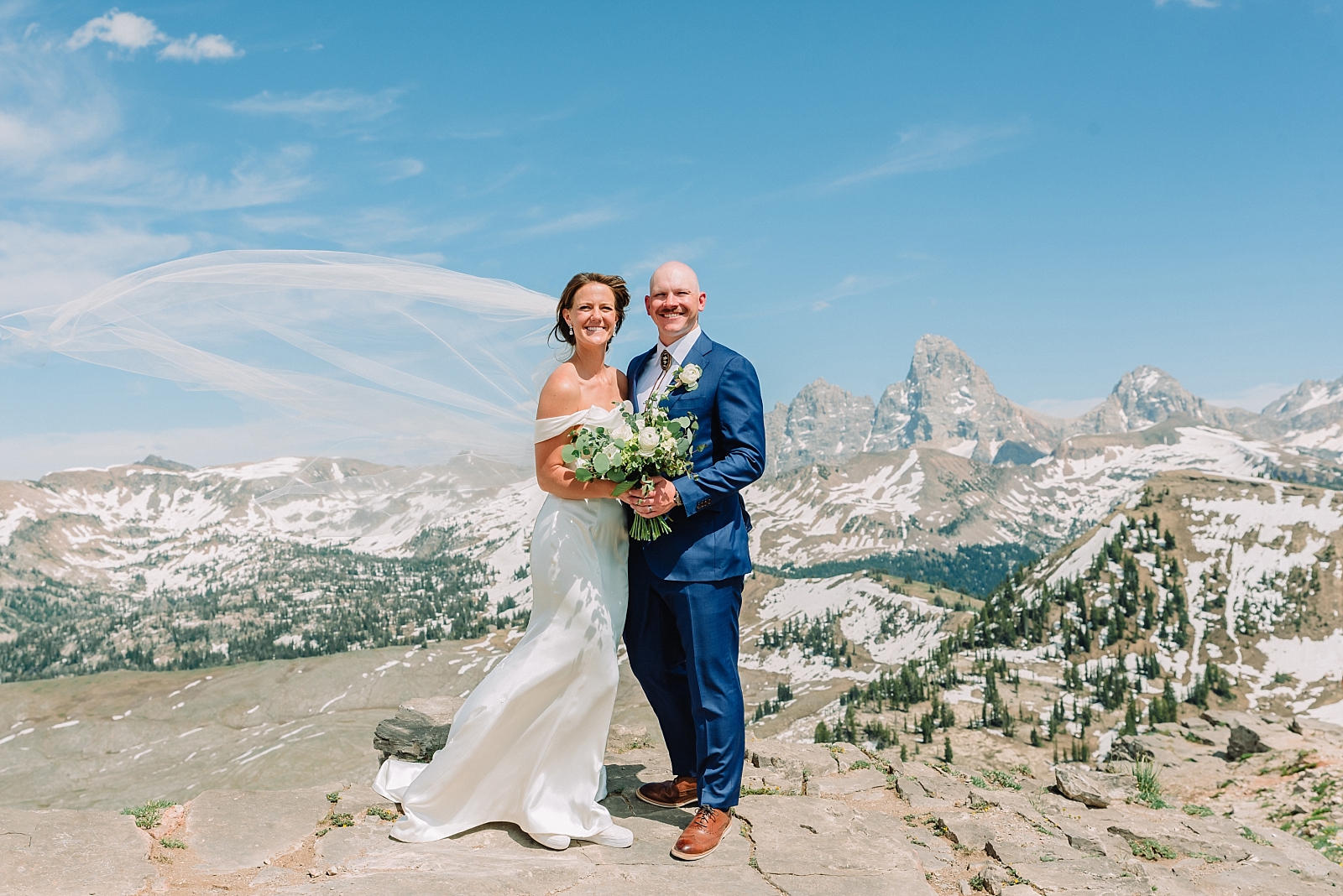 wedding photos on the top of the world