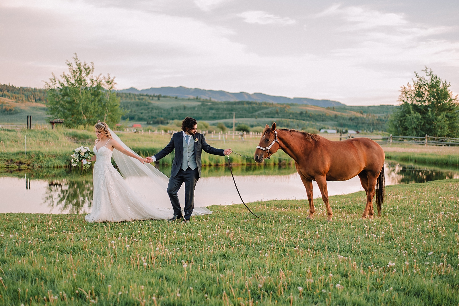 diamond cross ranch weddings with horses