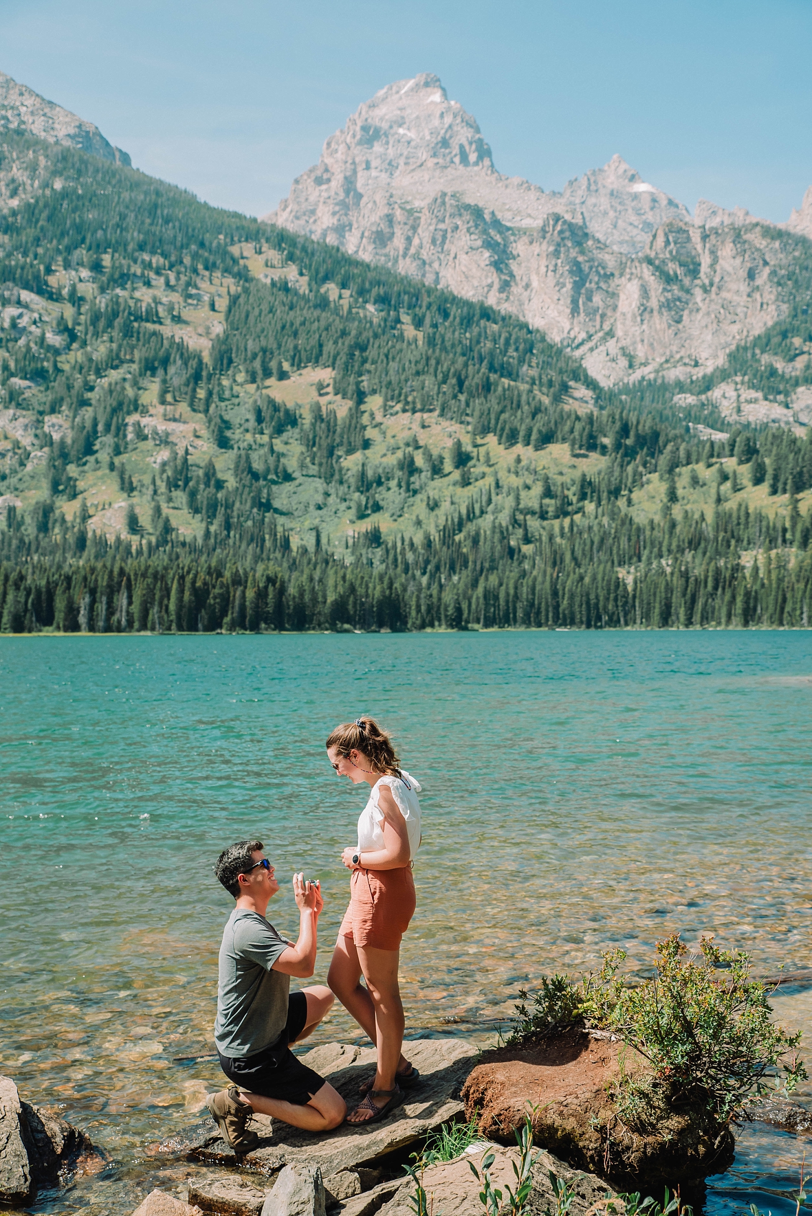 hiking proposal at taggart lake