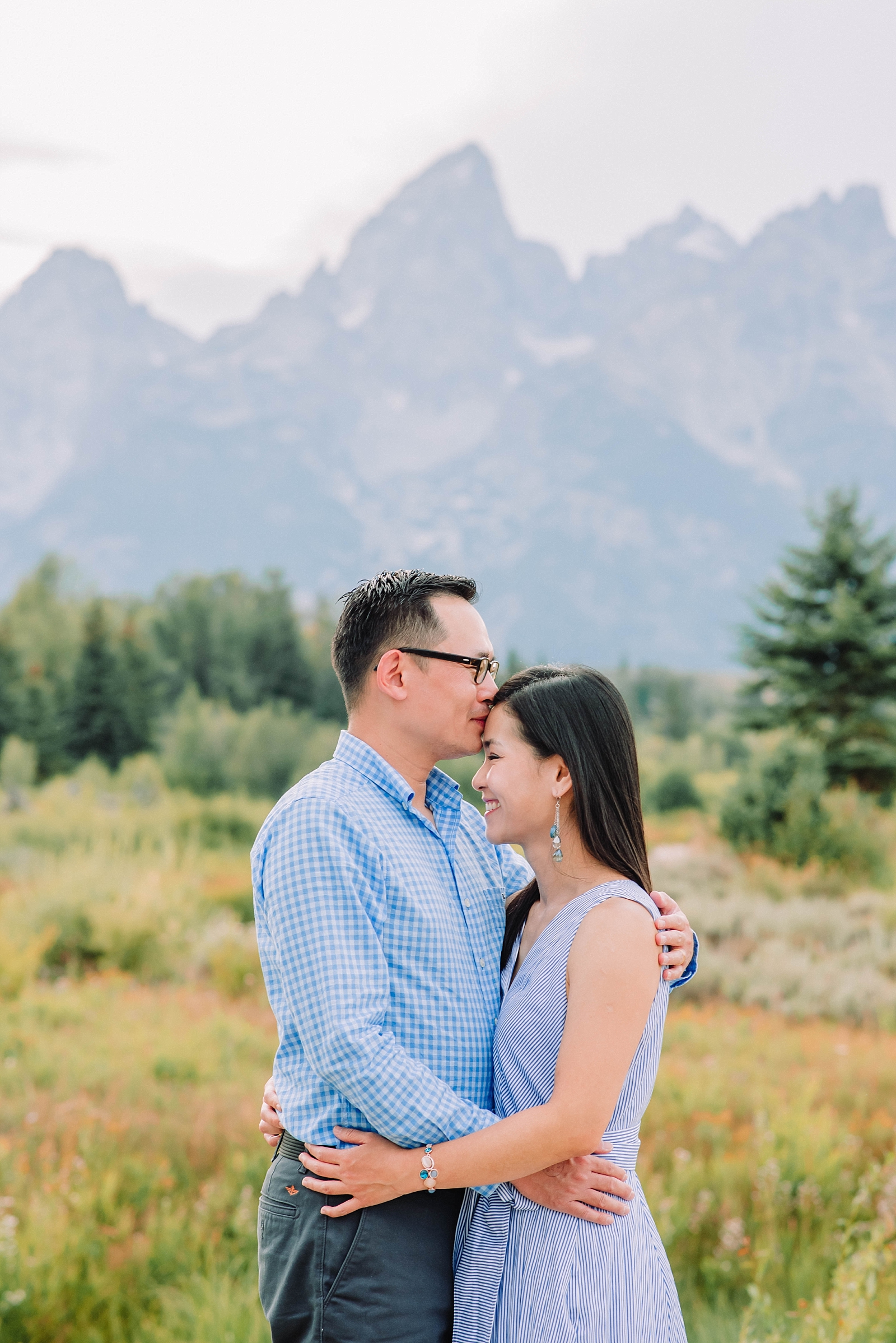 couple in the tetons