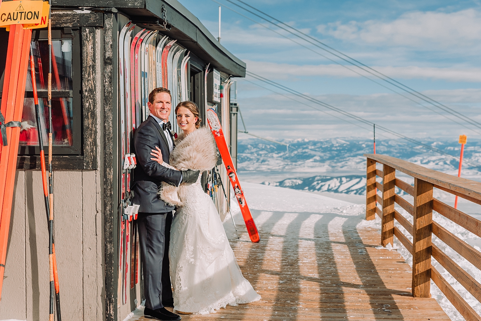 corbet's cabin wedding photos