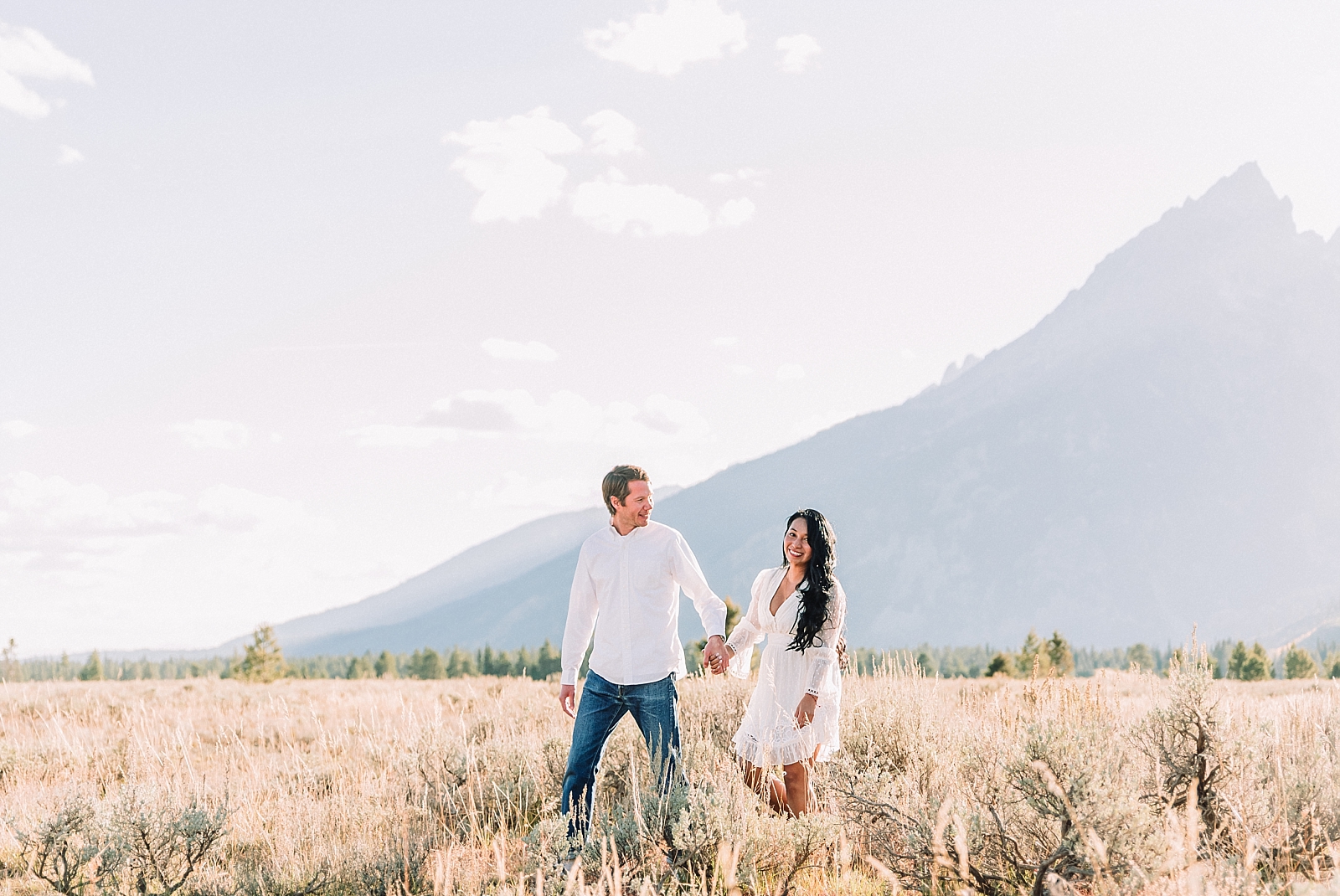 bride and groom, grand teton national park elopement