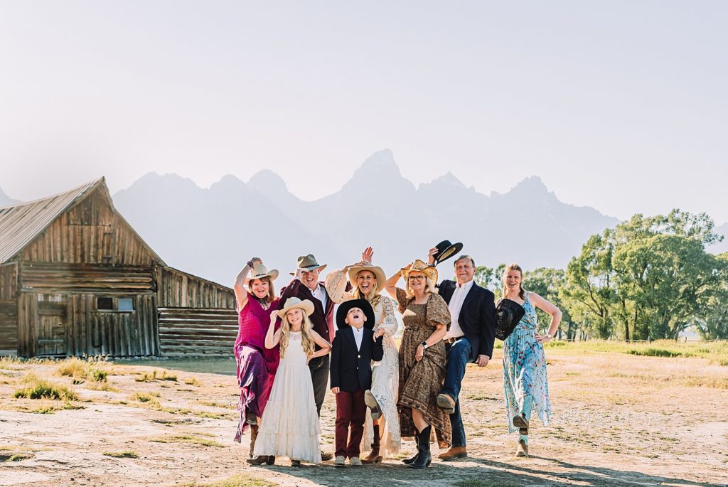 mormon row vow renewal photography, family photography, grand teton national park