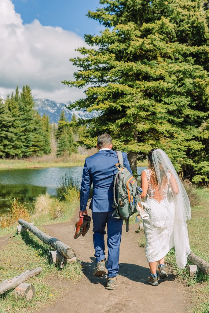 alternative ideas for your wedding day activities, backpacking on your honeymoon