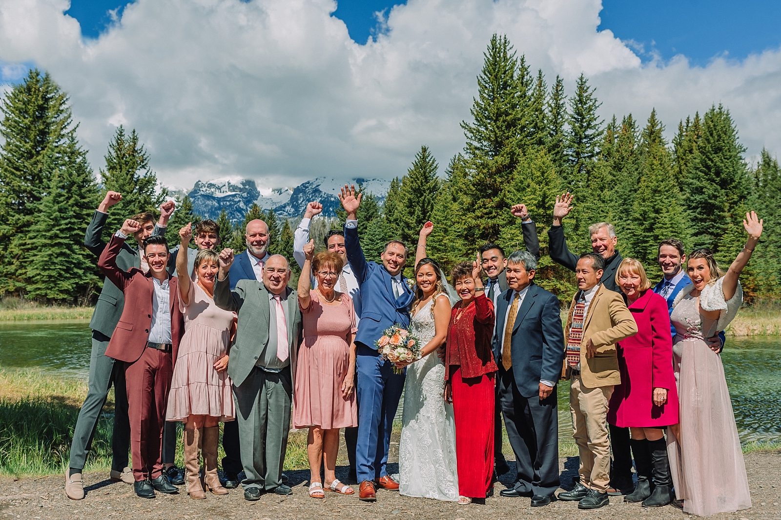 schwabacher's landing intimate micro-wedding ceremony, grand teton national park elopement photographer