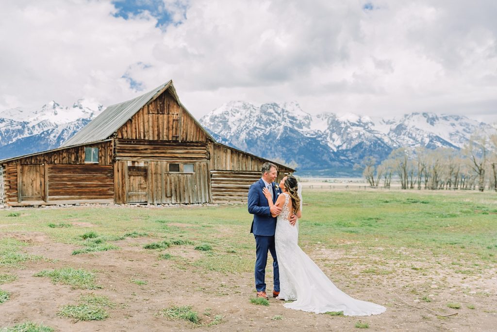 mormon row wedding portraits, grand teton national park elopement photographer