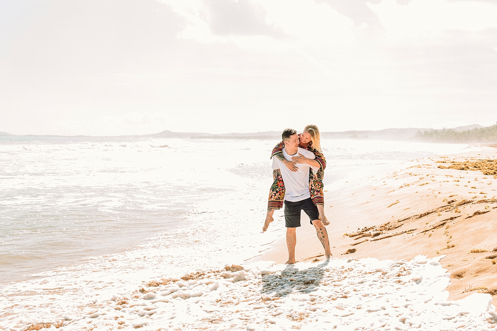 beach honeymoon portraits, puerto rico photographer