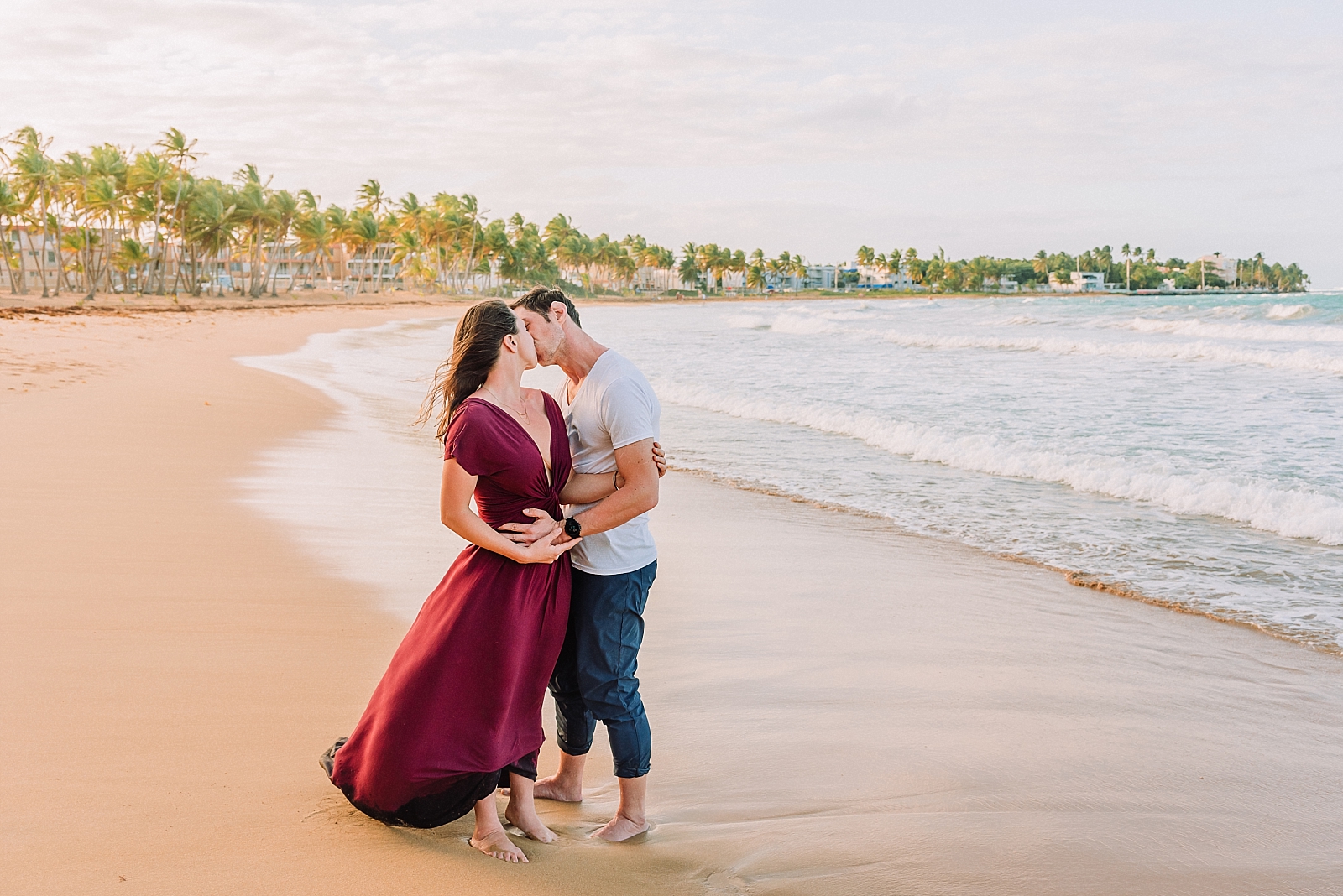 Puerto Rico Beach Photographer, Playa Azul Puerto Rico, Puerto Rico Wedding Photographer, Destination beach Photographer, beach weddings, pose ideas for couples