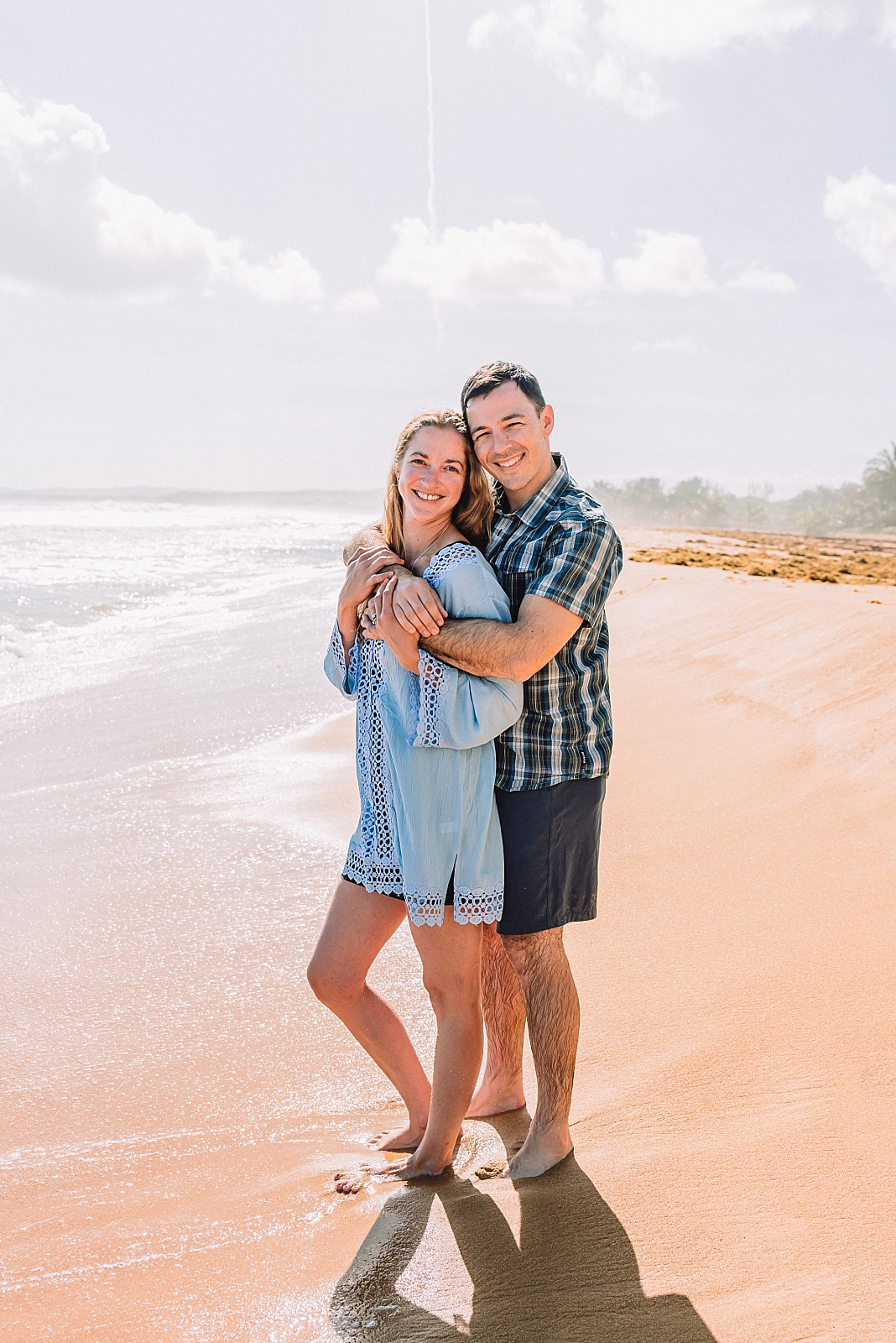 couple on the beach in puerto rico, photographer