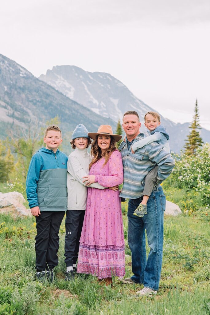 Family Photos at Jenny Lake, Jackson Hole Photographer