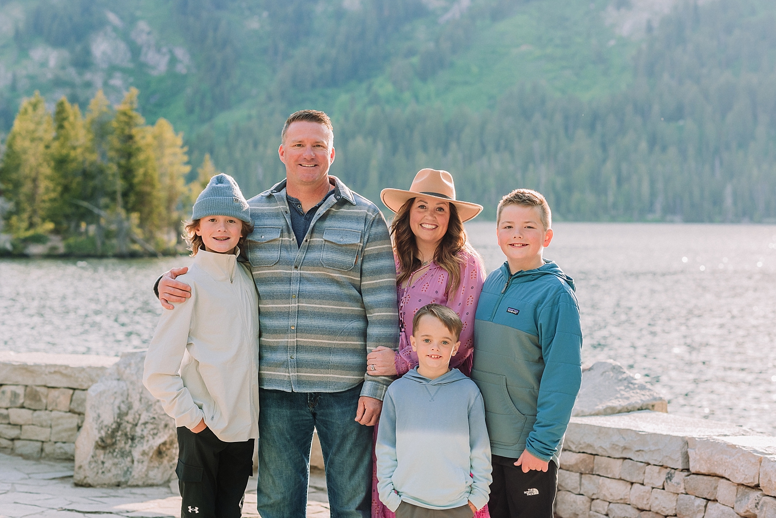 Family Photos at Jenny Lake, Jackson Hole Photographer