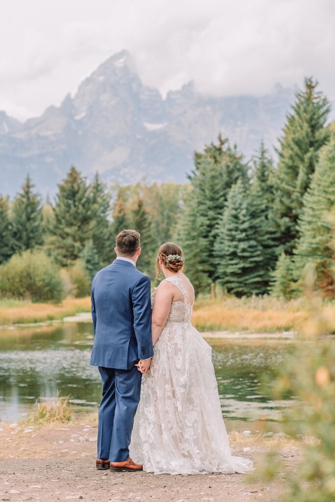 Schwabacher's Landing Wedding Ceremony, Jackson Hole Wedding photography