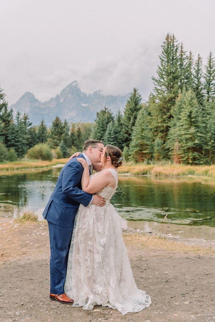 Schwabacher's Landing Wedding Ceremony, Jackson Hole Wedding photography