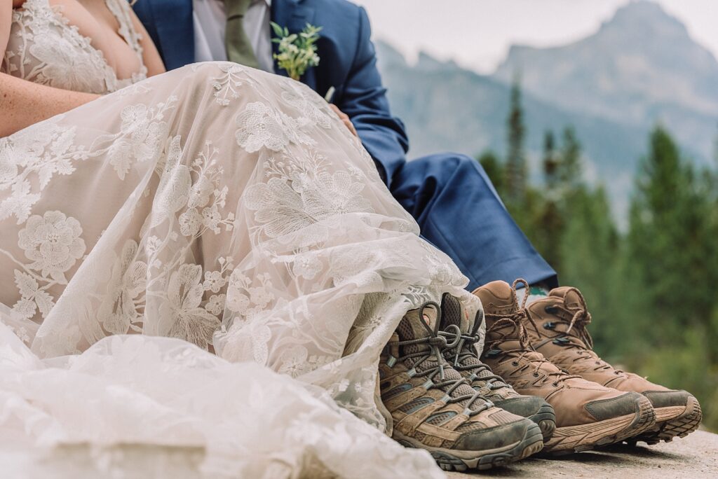 Teton Wedding with Hiking, jackson hole weddings, adventurous weddings, outdoor ceremonies, grand teton national park, taggart lake