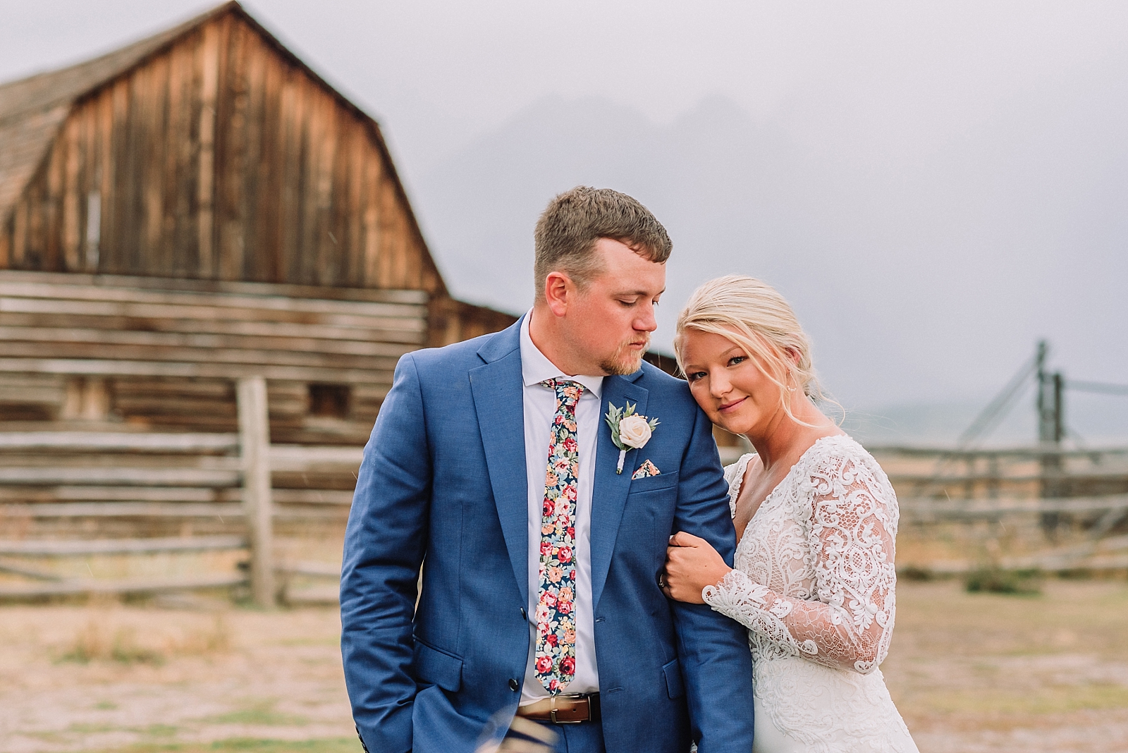 teton elopement packages, rainy wedding day ideas, mormon row first look