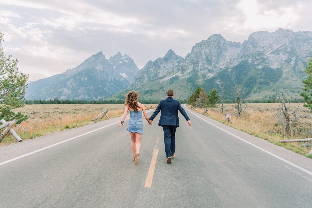 Cathedral View Turnout Vow Renewal, grand teton elopement packages