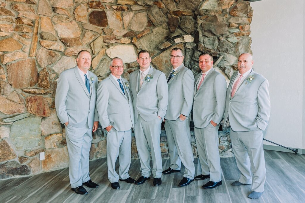Westbank Convention Center wedding in the fall, bridesmaids and groomsmen, wedding party